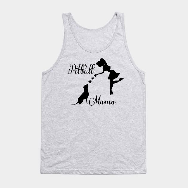 Pitbull Mama Tank Top by  The best hard hat stickers 